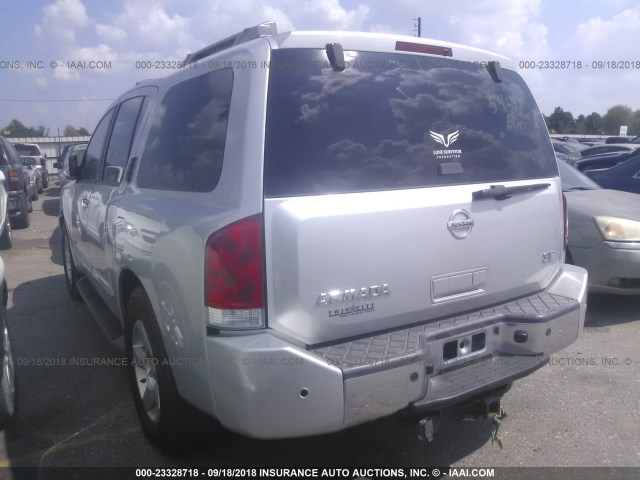 5N1BA08A27N718984 - 2007 NISSAN ARMADA SE/LE SILVER photo 3