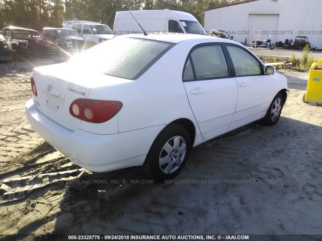 2T1BR32E27C798218 - 2007 TOYOTA COROLLA CE/LE/S WHITE photo 4