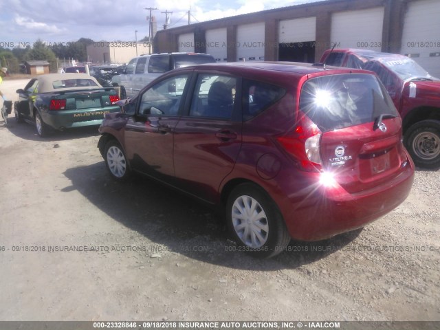 3N1CE2CP8GL373256 - 2016 NISSAN VERSA NOTE S/S PLUS/SV/SL/SR RED photo 3