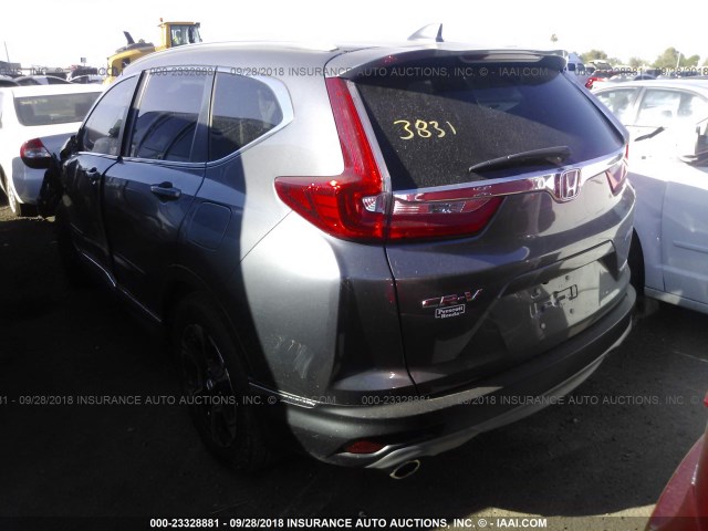 5J6RW2H9XHL051126 - 2017 HONDA CR-V TOURING GRAY photo 3