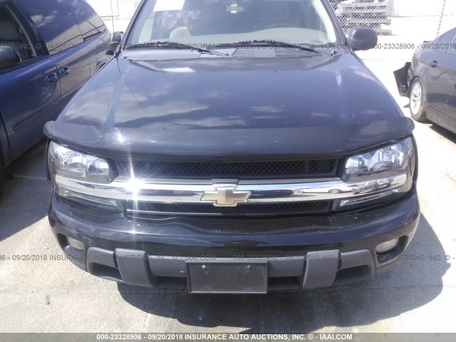 1GNES16S766122768 - 2006 CHEVROLET TRAILBLAZER EXT LS/EXT LT BLACK photo 6