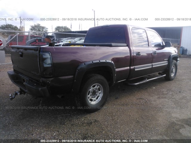 1GCGC13UX3F240751 - 2003 CHEVROLET SILVERADO C1500 HEAVY DUTY MAROON photo 4