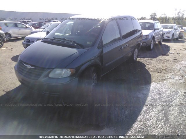 1A4GP45R36B760536 - 2006 CHRYSLER TOWN & COUNTRY  GREEN photo 2