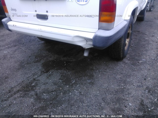 1J4FF68S6XL616371 - 1999 JEEP CHEROKEE SPORT/CLASSIC Biały zdjęcie 6