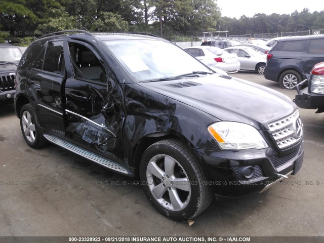 4JGBB86E79A531090 - 2009 MERCEDES-BENZ ML 350 BLACK photo 1