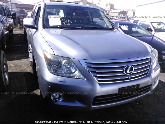 JTJHY00W694023060 - 2009 LEXUS LX 570 SILVER photo 1