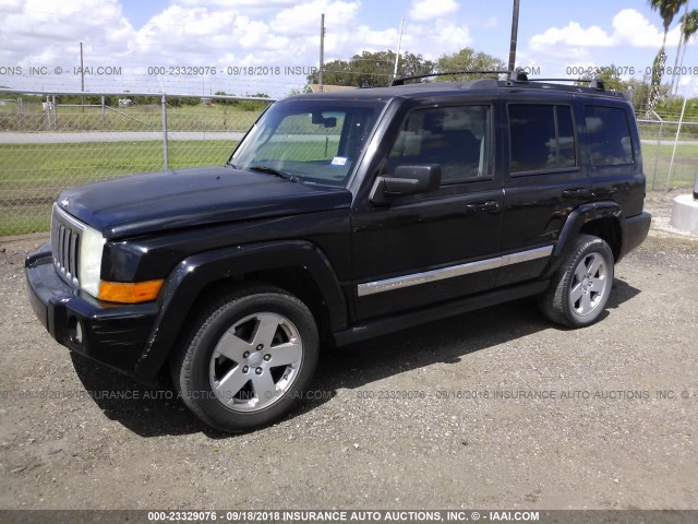 1J4RH4GK9AC162220 - 2010 JEEP COMMANDER SPORT BLACK photo 2