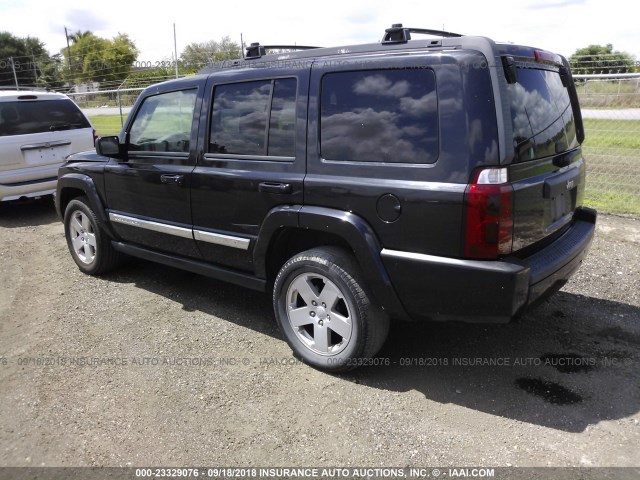 1J4RH4GK9AC162220 - 2010 JEEP COMMANDER SPORT BLACK photo 3