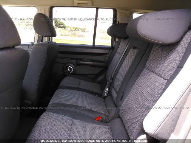 1J4RH4GK9AC162220 - 2010 JEEP COMMANDER SPORT შავი ფოტო 8