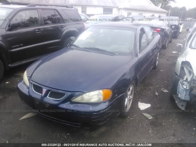 1G2NF52E0YM779998 - 2000 PONTIAC GRAND AM SE1 BLUE photo 2