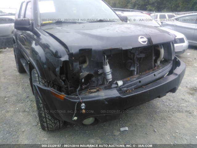 5N1ED28T22C576660 - 2002 NISSAN XTERRA XE/SE BLACK photo 6