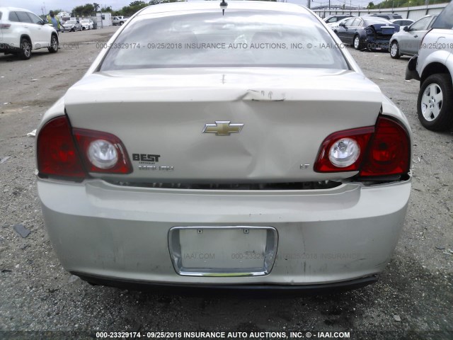 1G1ZJ57B59F215031 - 2009 CHEVROLET MALIBU 2LT GOLD photo 6