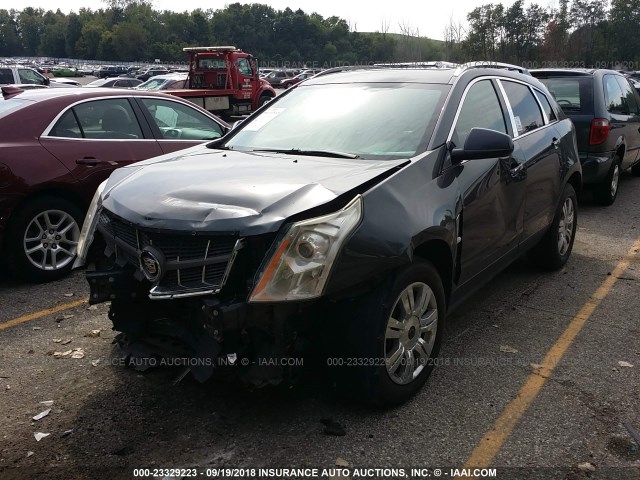 3GYFNAEY3AS640434 - 2010 CADILLAC SRX LUXURY COLLECTION GRAY photo 2