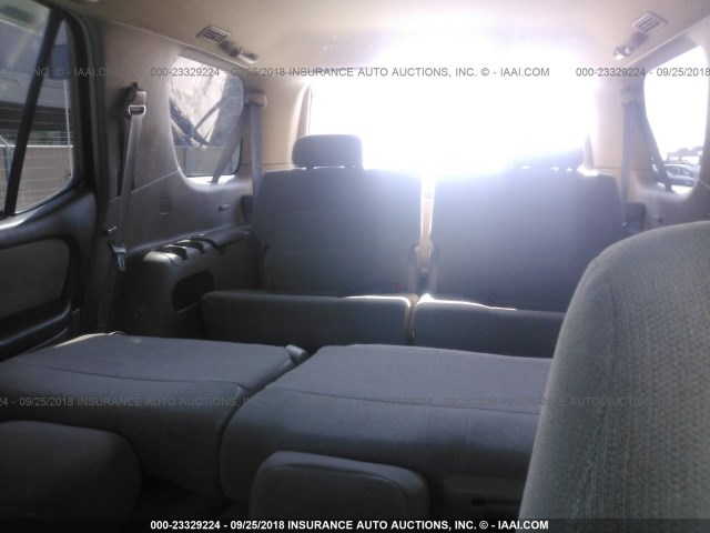 5TDZT34A23S163785 - 2003 TOYOTA SEQUOIA SR5 WHITE photo 8