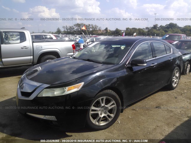 19UUA86539A009445 - 2009 ACURA TL BLACK photo 2