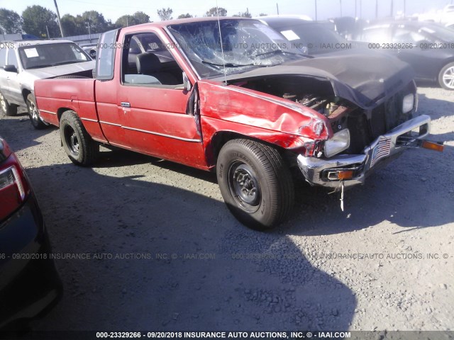 1N6ND16S6GC404483 - 1986 NISSAN D21 KING CAB RED photo 1