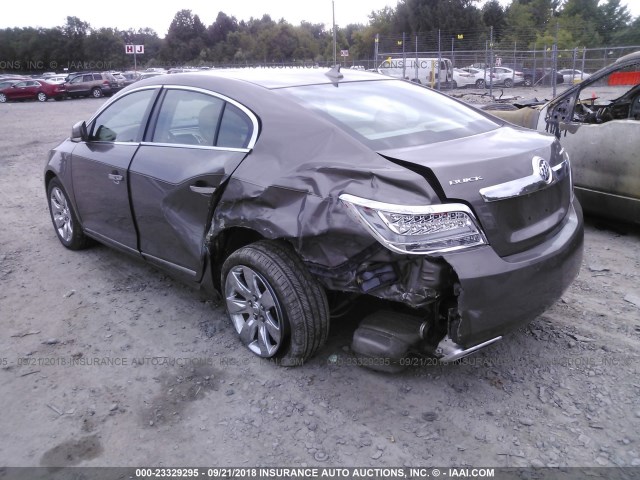 1G4GH5E3XCF273662 - 2012 BUICK LACROSSE PREMIUM BROWN photo 3