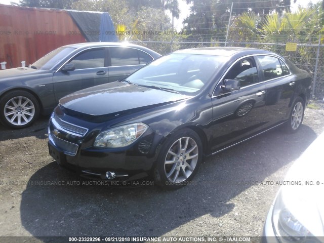 1G1ZE5E7XAF317030 - 2010 CHEVROLET MALIBU LTZ 黑色 照片 2