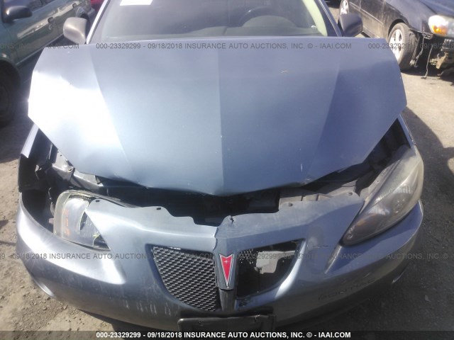 2G2WP552061231690 - 2006 PONTIAC GRAND PRIX Синьо-зелений фото 6