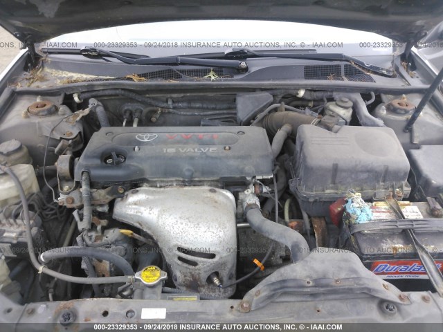 4T1BE32K94U815544 - 2004 TOYOTA CAMRY LE/XLE/SE Сұр фото 10