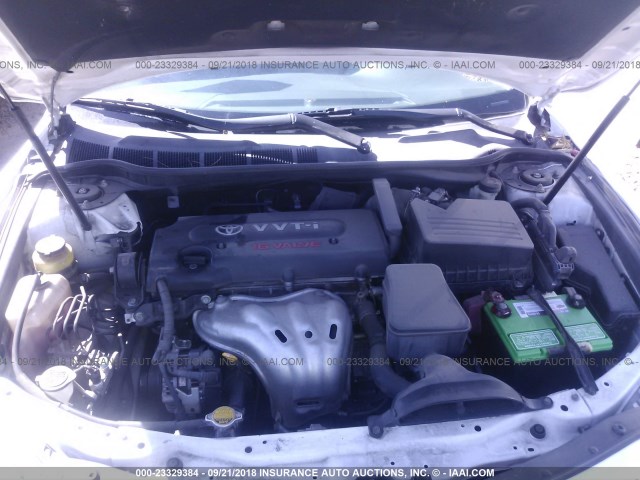 JTNBE46K773082470 - 2007 TOYOTA CAMRY NEW GENERAT CE/LE/XLE/SE WHITE photo 10