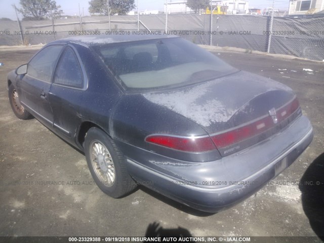 1LNLM91V6PY679201 - 1993 LINCOLN MARK VIII BLACK photo 3