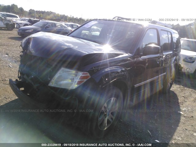 5N1AR18U18C643437 - 2008 NISSAN PATHFINDER S/LE/SE BLACK photo 2