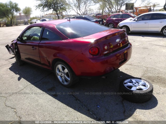 1G1AD1F50A7206762 - 2010 CHEVROLET COBALT 1LT RED photo 3