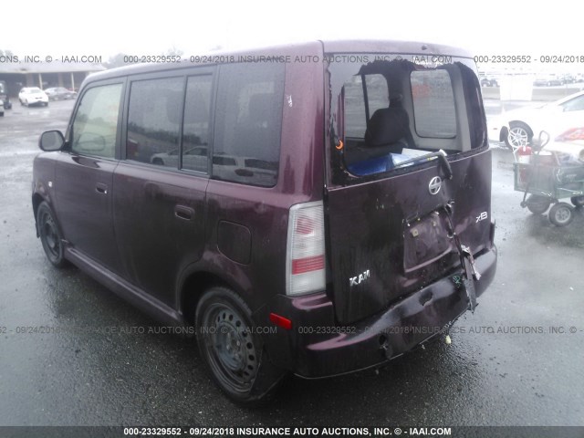 JTLKT324X54021752 - 2005 TOYOTA SCION XB Granate foto 3