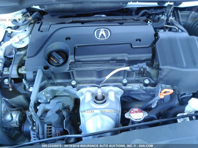 19UDE2F83GA003248 - 2016 ACURA ILX PREMIUM STYLE/TECH STYLE WHITE photo 10