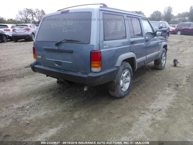 1J4FJ68S5WL212247 - 1998 JEEP CHEROKEE SPORT/CLASSIC ლურჯი ფოტო 4