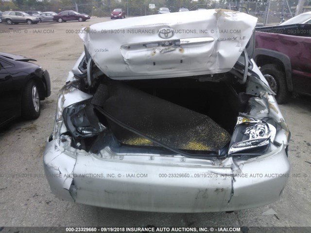 4T1BE32K46U128393 - 2006 TOYOTA CAMRY LE/XLE/SE Күміс фото 6
