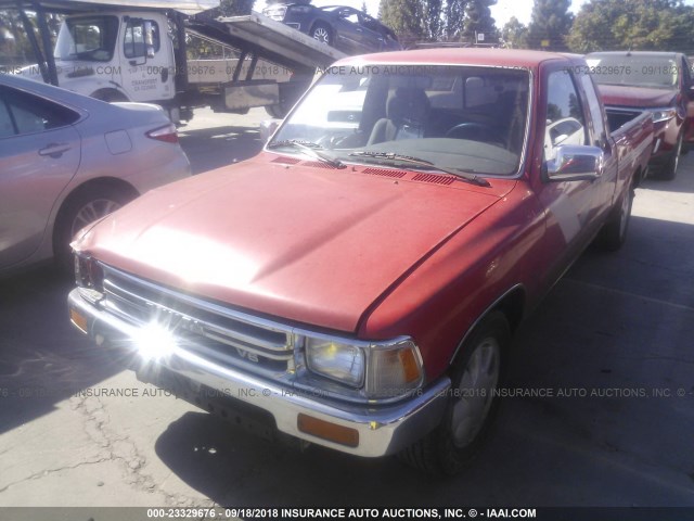 JT4VN93G8L5007516 - 1990 TOYOTA PICKUP 1/2 TON EXTRA LONG WHEELBASE SR5 RED photo 2