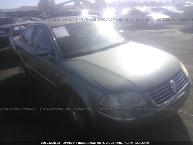 WVWRH63B23P452267 - 2003 VOLKSWAGEN PASSAT GLX GREEN photo 1