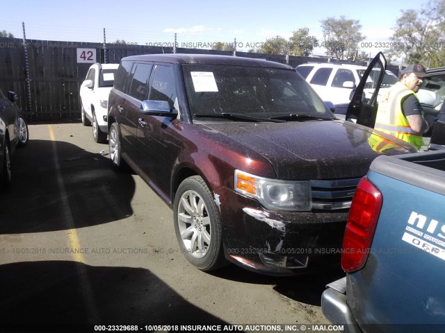 2FMEK63C89BA42836 - 2009 FORD FLEX LIMITED MAROON photo 1