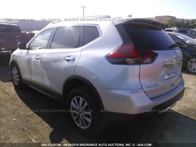 KNMAT2MT5JP524149 - 2018 NISSAN ROGUE S/SV SILVER photo 3