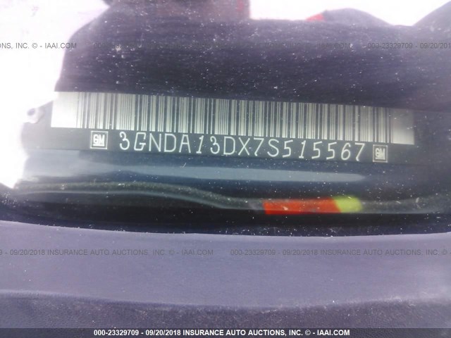 3GNDA13DX7S515567 - 2007 CHEVROLET HHR LS BLUE photo 9