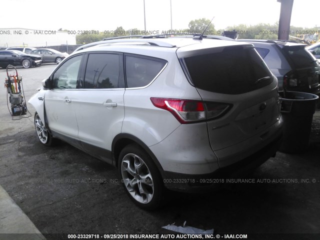 1FMCU9J92DUC45086 - 2013 FORD ESCAPE TITANIUM WHITE photo 3