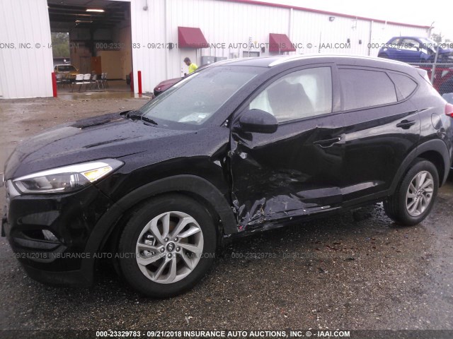 KM8J3CA49JU640079 - 2018 HYUNDAI TUCSON SEL/SEL PLUS BLACK photo 6