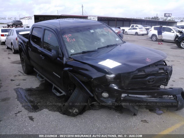5TFLU4ENXBX012535 - 2011 TOYOTA TACOMA DOUBLE CAB 黑色 照片 1