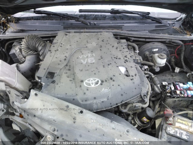 5TFLU4ENXBX012535 - 2011 TOYOTA TACOMA DOUBLE CAB 黑色 照片 10