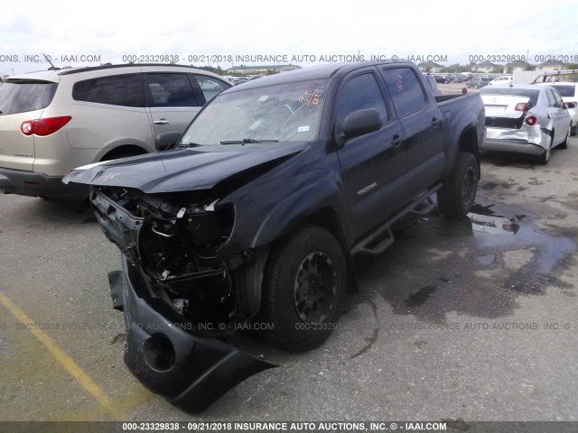 5TFLU4ENXBX012535 - 2011 TOYOTA TACOMA DOUBLE CAB 黑色 照片 2