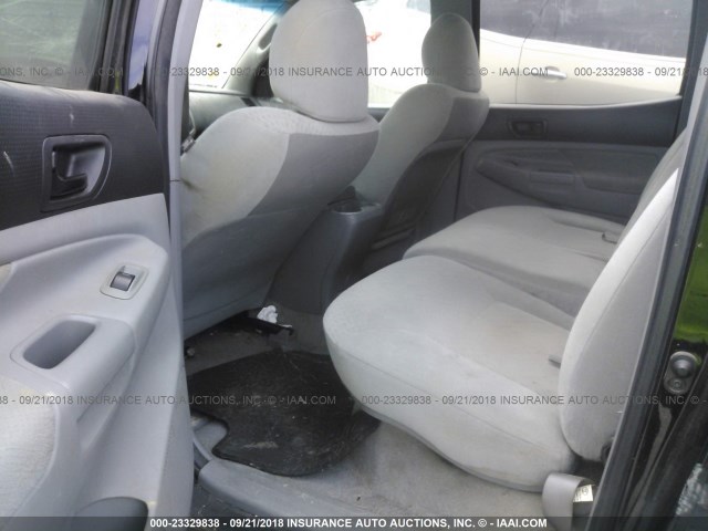 5TFLU4ENXBX012535 - 2011 TOYOTA TACOMA DOUBLE CAB 黑色 照片 8