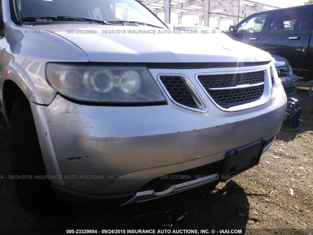 5S3ET13S652800324 - 2005 SAAB 9-7X LINEAR SILVER photo 6