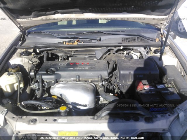 4T1BE32K74U836134 - 2004 TOYOTA CAMRY LE/XLE/SE Şampan foto 10