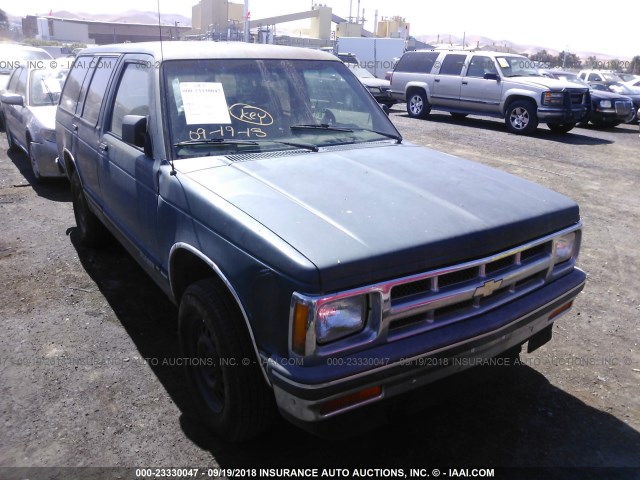 1GNDT13W6P2198801 - 1993 CHEVROLET BLAZER S10 GREEN photo 1