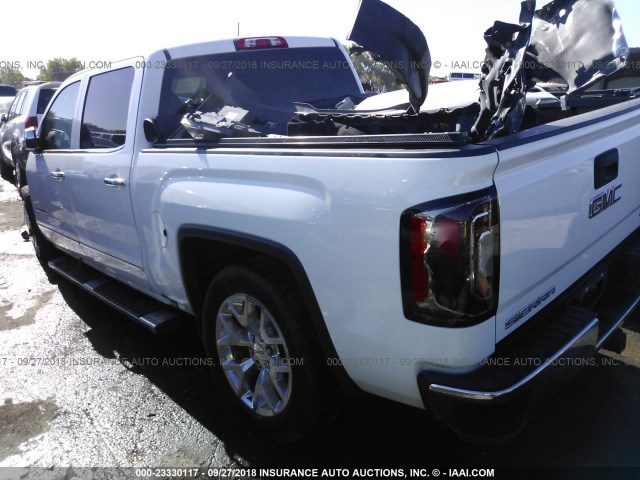 3GTU2NEC1GG343577 - 2016 GMC SIERRA K1500 SLT WHITE photo 3