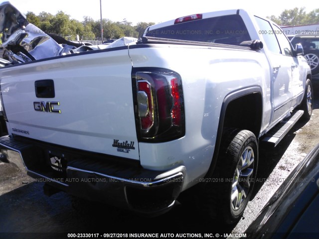 3GTU2NEC1GG343577 - 2016 GMC SIERRA K1500 SLT WHITE photo 4