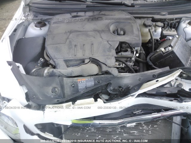 1G1ZE5E06CF167312 - 2012 CHEVROLET MALIBU LTZ 白色 照片 10