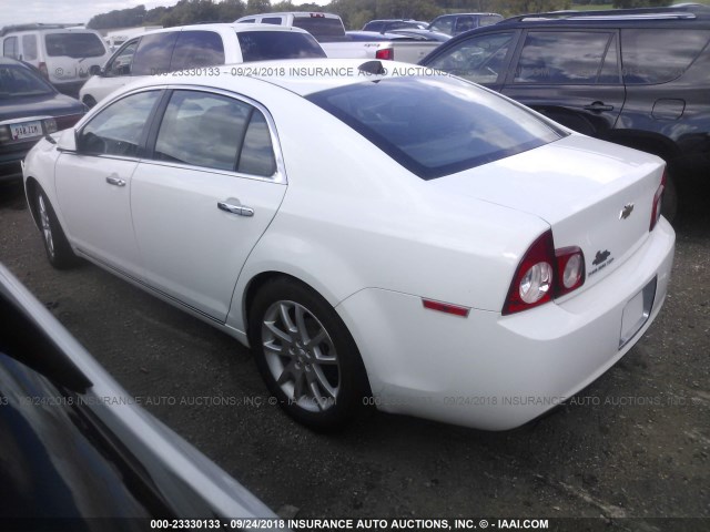 1G1ZE5E06CF167312 - 2012 CHEVROLET MALIBU LTZ 白色 照片 3